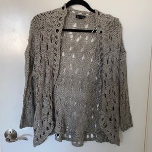 Topshop crochet cardigan